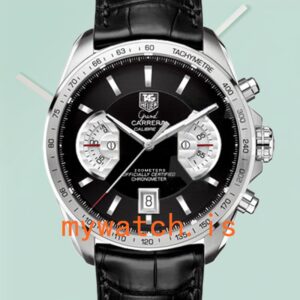 Tag Heuer Grand Carrera Men 43mm CAV511A.FC6225 Quartz Silver-tone