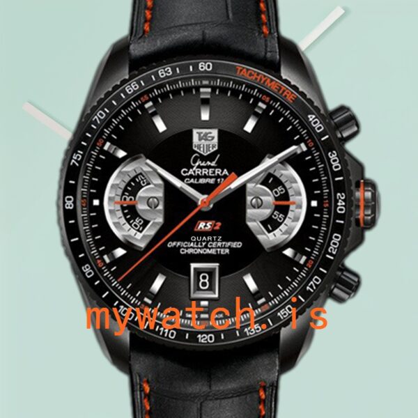 Tag Heuer Grand Carrera Men CAV518K.FC6268 43mm Stainless Steel Quartz