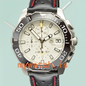 Tag Heuer Aquaracer CAY211A-004 43mm Men White Dial Silver-tone
