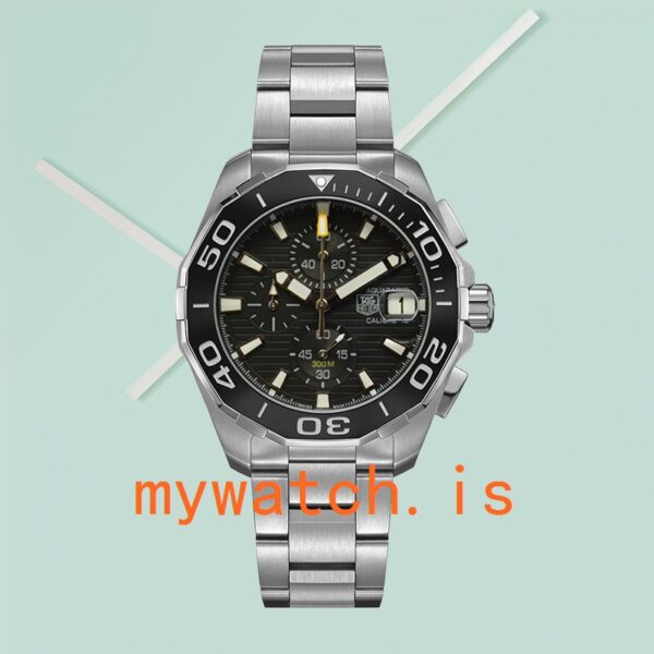 Tag Heuer Aquaracer 43mm CAY211A.BA0927 Men Silver-tone Quartz - Image 2