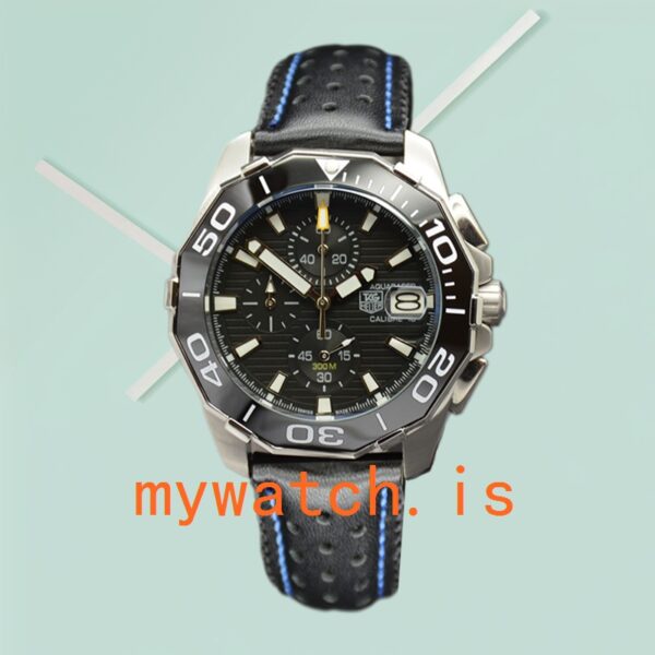 Tag Heuer Aquaracer CAY211A.FC6361-002 43mm Men Quartz Silver-tone - Image 2