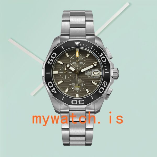 Tag Heuer Aquaracer 43mm CAY211B-001 Men Quartz Silver-tone - Image 2