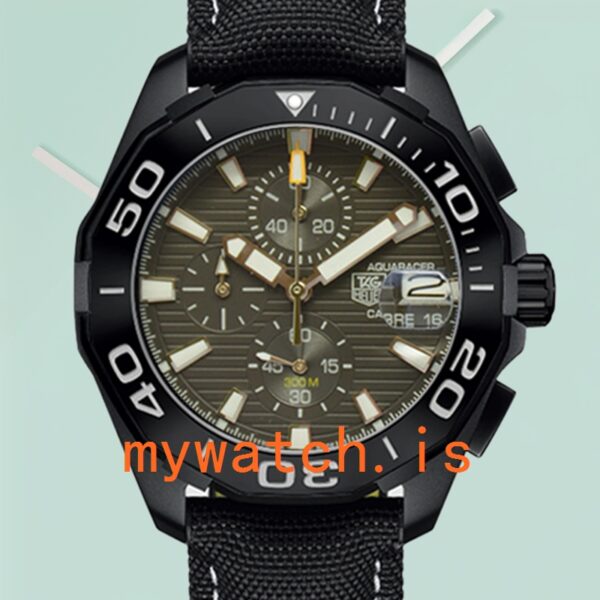 Tag Heuer Aquaracer CAY218A-001 43mm Men Quartz Black-tone