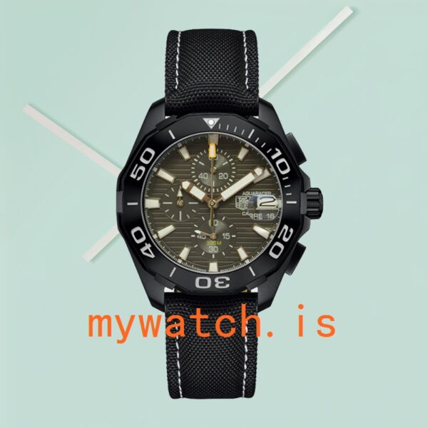 Tag Heuer Aquaracer CAY218A-001 43mm Men Quartz Black-tone - Image 2