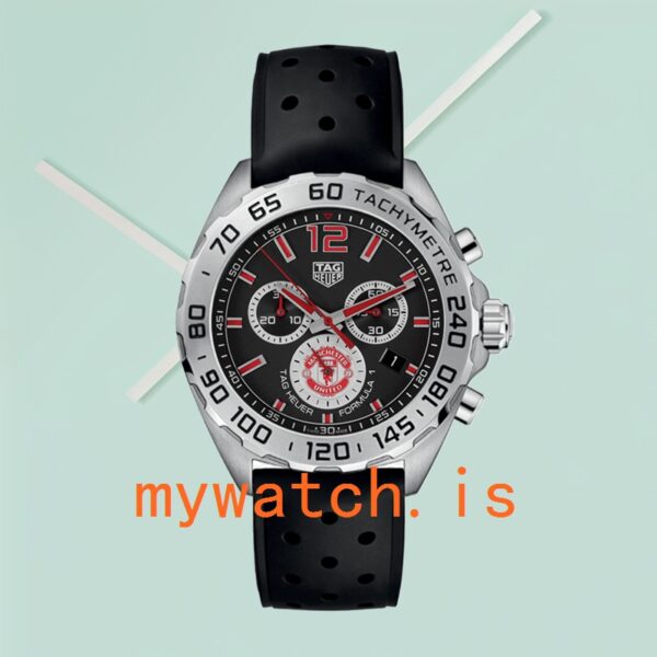 Tag Heuer Formula 1 CAZ101M-001 Men 43mm Rubber Band - Image 2