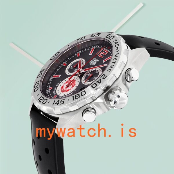 Tag Heuer Formula 1 CAZ101M-001 Men 43mm Rubber Band - Image 4