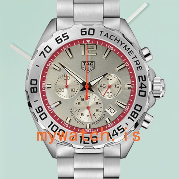 Tag Heuer Formula 1 CAZ101Y-002 43mm Men Silver-tone