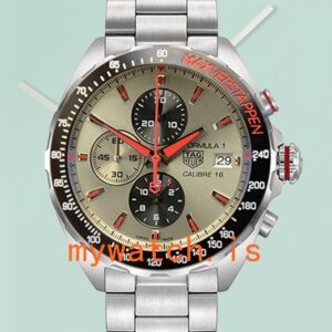 Tag Heuer Formula 1 Men 43mm Formula1BKSB-001 Black Dial Silver-tone