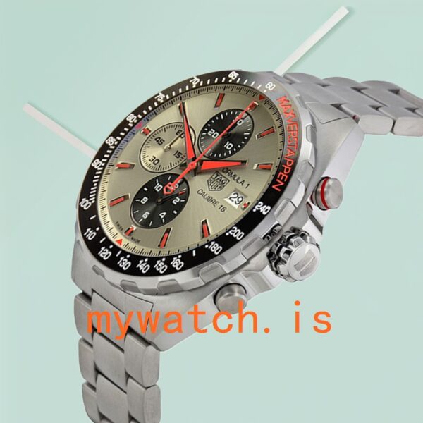 Tag Heuer Formula 1 Men 43mm Formula1BKSB-001 Black Dial Silver-tone - Image 4