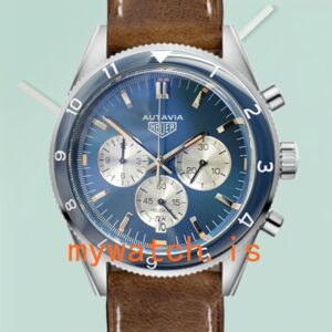 Tag Heuer Autavia Men CBE2110-001 43mm Quartz Blue Dial