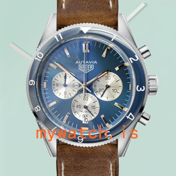 Tag Heuer Autavia Men CBE2110-001 43mm Quartz Blue Dial