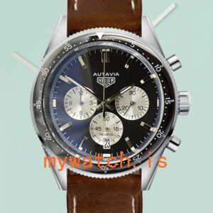 Tag Heuer Autavia 43mm CBE2110-002 Men Quartz Black Dial