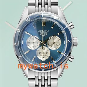 Tag Heuer Autavia CBE2110-005 Men 43mm Silver-tone Blue Dial