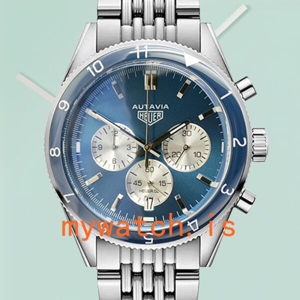 Tag Heuer Autavia CBE2110-005 Men 43mm Silver-tone Blue Dial
