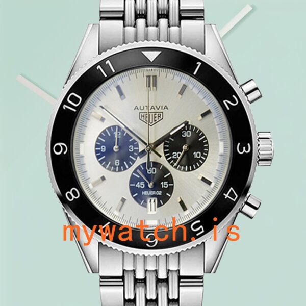 Tag Heuer Autavia 43mm CBE2110-006 Men White Dial