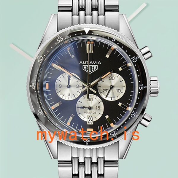 Tag Heuer Autavia Men CBE2111-001 43mm Black Dial