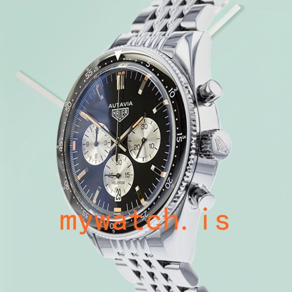 Tag Heuer Autavia Men CBE2111-001 43mm Black Dial - Image 3