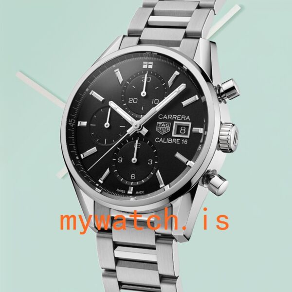 Tag Heuer Carrera Men CBK2110.BA0715 43mm Silver-tone Automatic - Image 4
