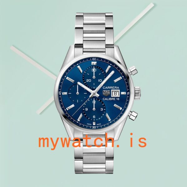 Tag Heuer Carrera Men CBK2112.BA0715 43mm Stainless Steel Blue Dial - Image 2