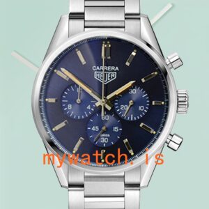Tag Heuer Carrera Men CBK221B-002 43mm Blue Dial Quartz