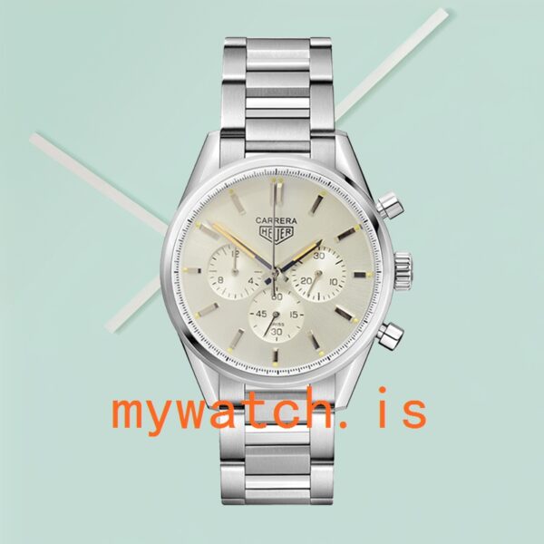Tag Heuer Carrera Men 43mm CBK221B.FC6479-001 Silver-tone - Image 2