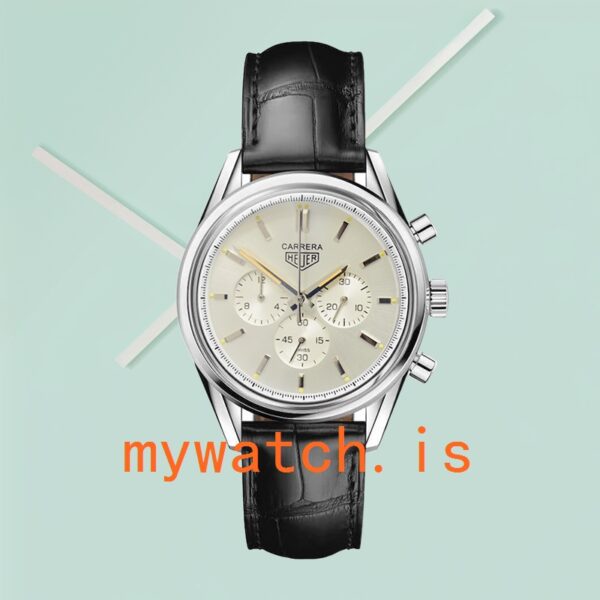 Tag Heuer Carrera CBK221B.FC6479 Men 43mm Stainless Steel White Dial - Image 3