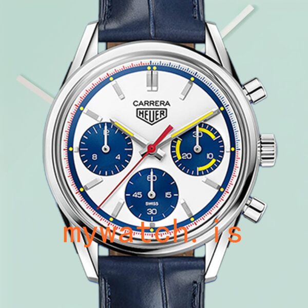 Tag Heuer Carrera 43mm Men CBK221C.FC6488 Stainless Steel White Dial