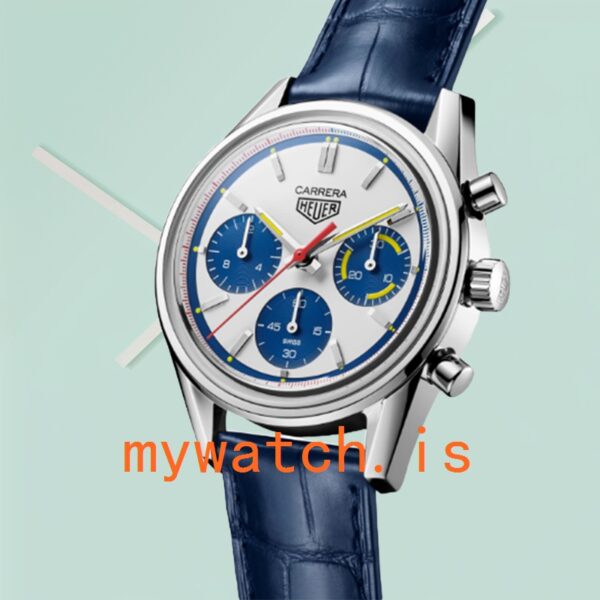 Tag Heuer Carrera 43mm Men CBK221C.FC6488 Stainless Steel White Dial - Image 4