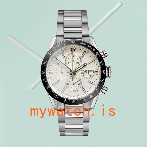 Tag Heuer Carrera Men 43mm CBM2110-001 Quartz Bracelet - Image 2