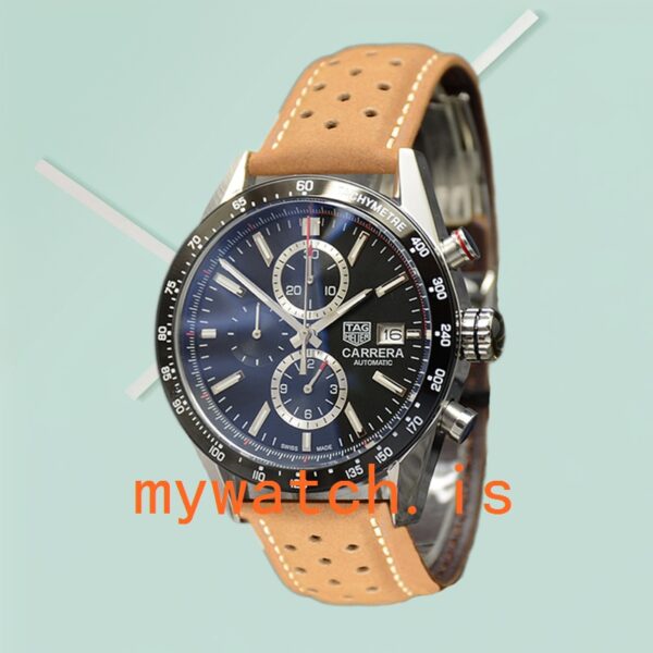 Tag Heuer Carrera Men CBM2110.FC6454-001 43mm Silver-tone - Image 2