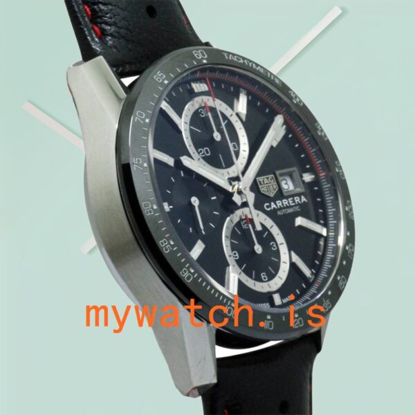 Tag Heuer Carrera 43mm Men CBM2110.FC6454 Leather Strap - Image 3