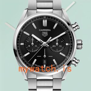 Tag Heuer Carrera CBN2010.BA0642 43mm Men Black Dial Silver-tone