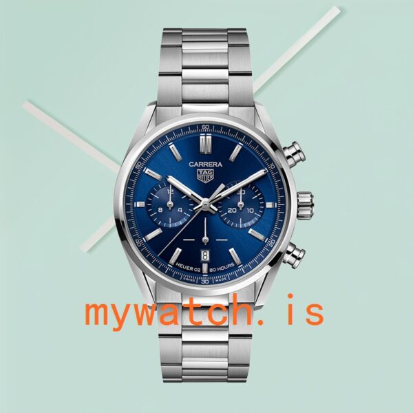 Tag Heuer Carrera 43mm Men CBN2011.BA0642 Silver-tone Bracelet - Image 2