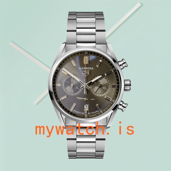 Tag Heuer Carrera 43mm Men CBN2012.FC6483-002 Quartz Stainless Steel - Image 2