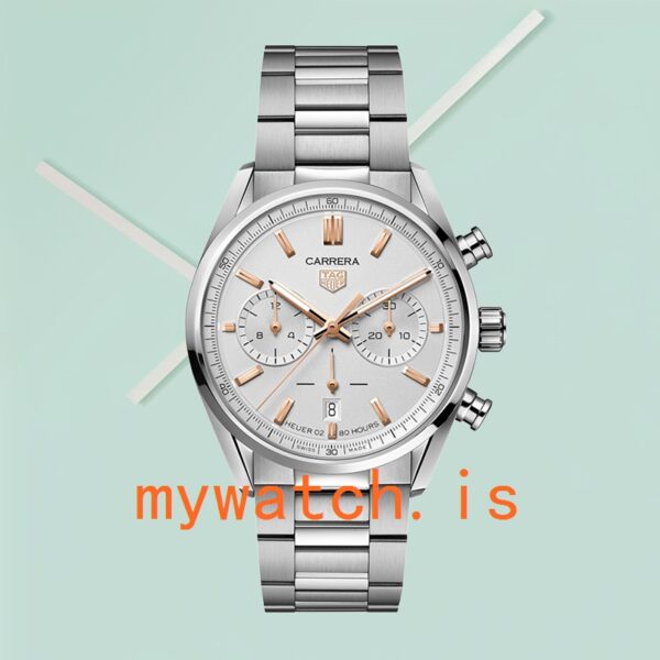 Tag Heuer Carrera Men CBN2013.FC6483-001 43mm Stainless Steel Silver-tone - Image 2