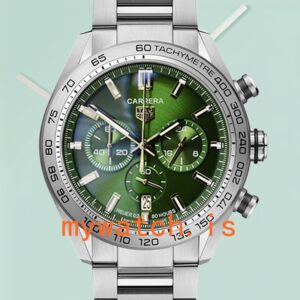 Tag Heuer Carrera CBN2A10.BA0643 Men 43mm Quartz Silver-tone