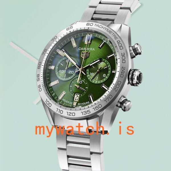 Tag Heuer Carrera CBN2A10.BA0643 Men 43mm Quartz Silver-tone - Image 5