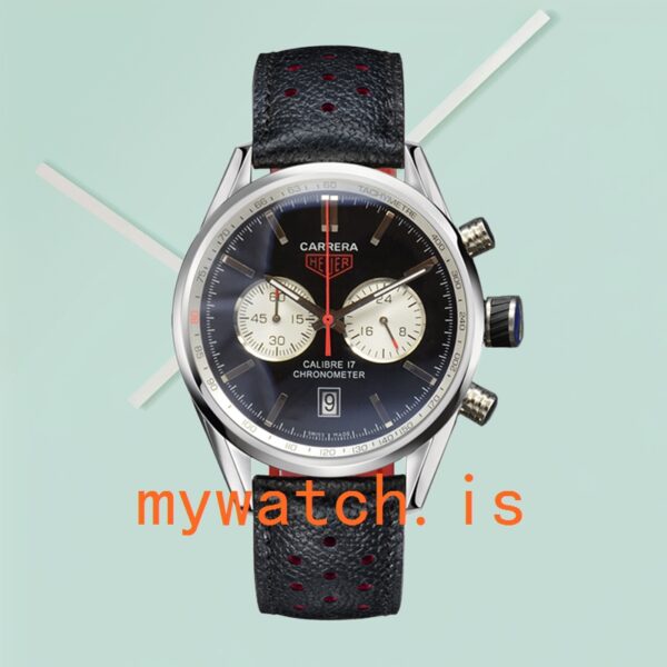 Tag Heuer Carrera 43mm Men CV2119-001 Quartz - Image 2