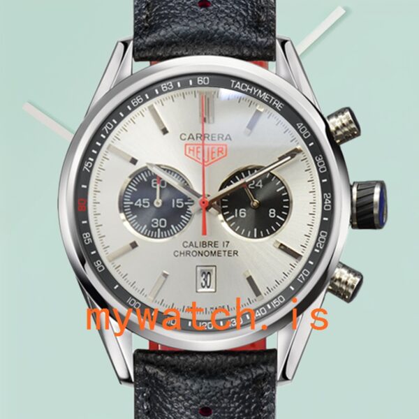 Tag Heuer Carrera 43mm CV2119.FC6310 Men Leather Strap