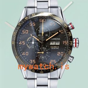 Tag Heuer Carrera CarreraBKSB-005 Men 43mm Silver-tone Quartz