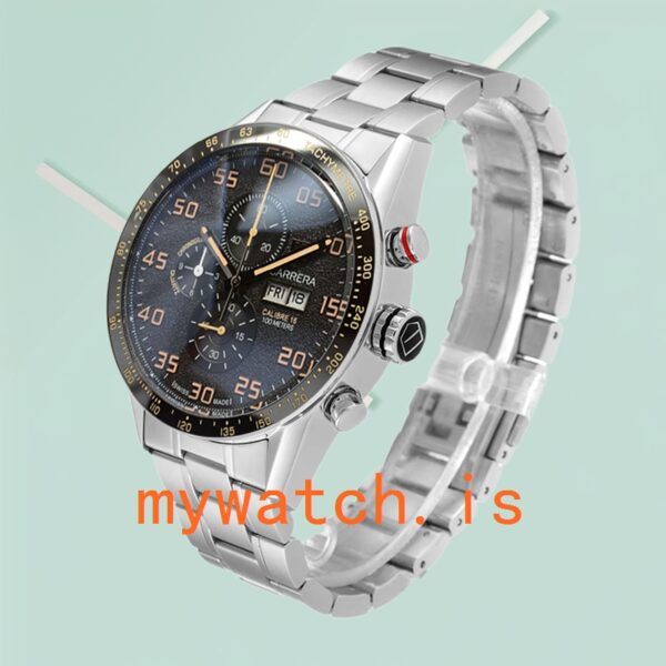 Tag Heuer Carrera CarreraBKSB-005 Men 43mm Silver-tone Quartz - Image 3