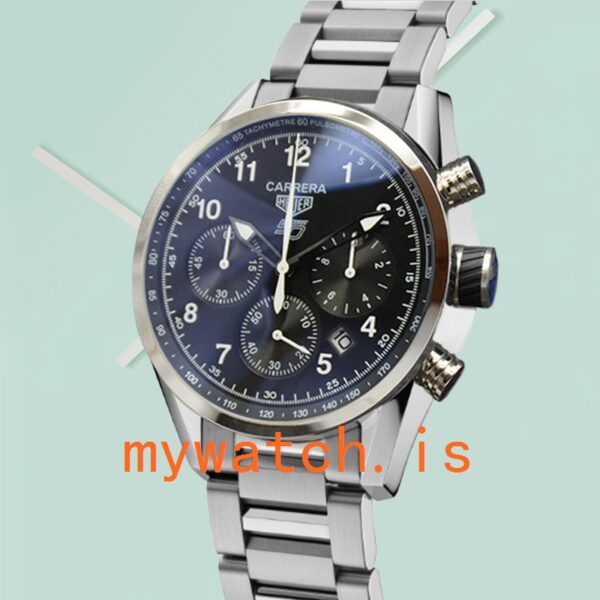 Tag Heuer Carrera 43mm CarreraBKAB-015 Men Silver-tone - Image 4