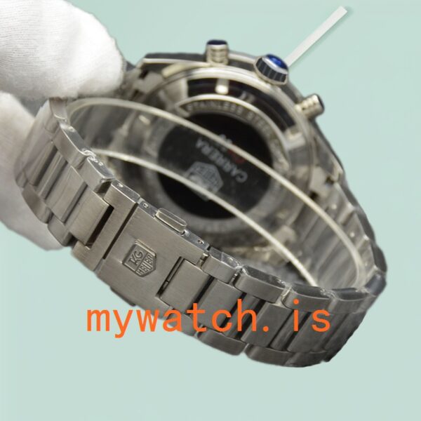 Tag Heuer Carrera 43mm CarreraBKAB-015 Men Silver-tone - Image 3