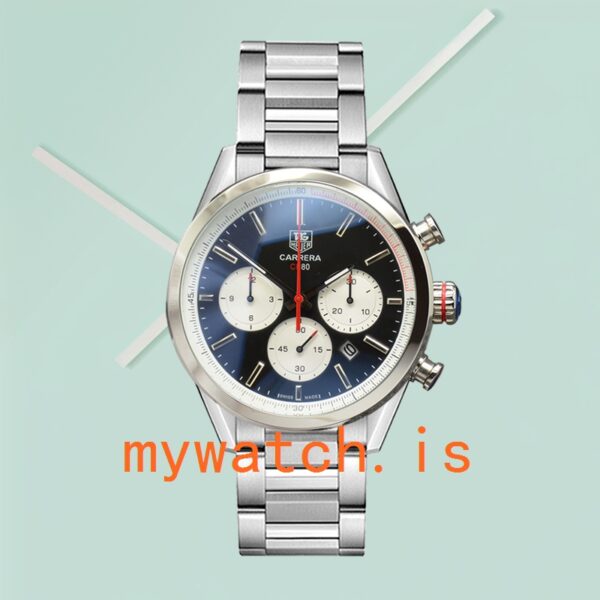 Tag Heuer Carrera 43mm CarreraBKSB-011 Men Stainless Steel Bracelet - Image 2