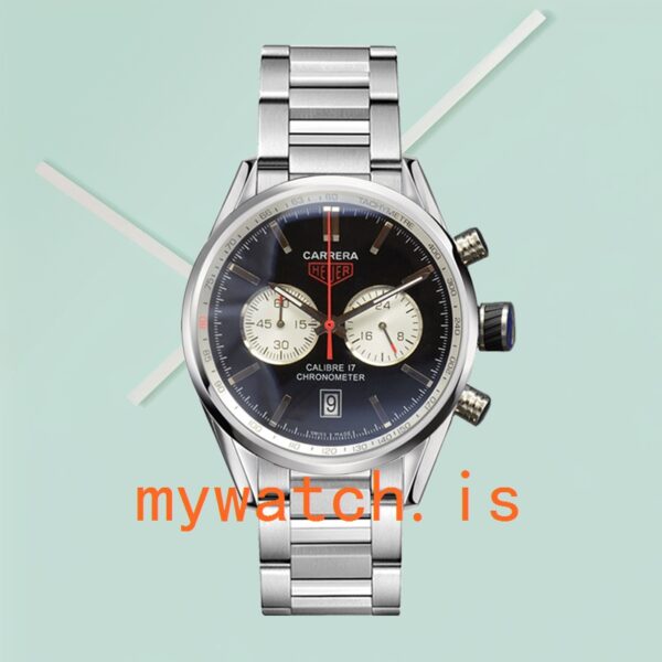 Tag Heuer Carrera CarreraGYSB-008 Men 43mm Silver-tone - Image 2