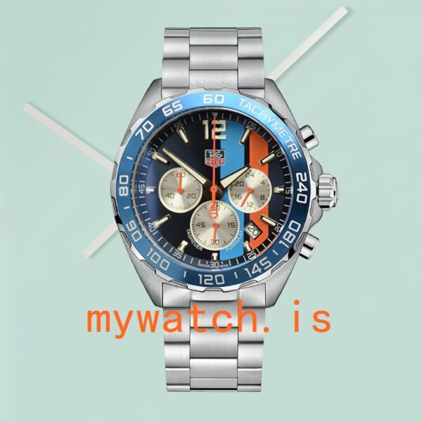 Tag Heuer Formula 1 43mm Formula1BLSB-002 Men Quartz Silver-tone - Image 2