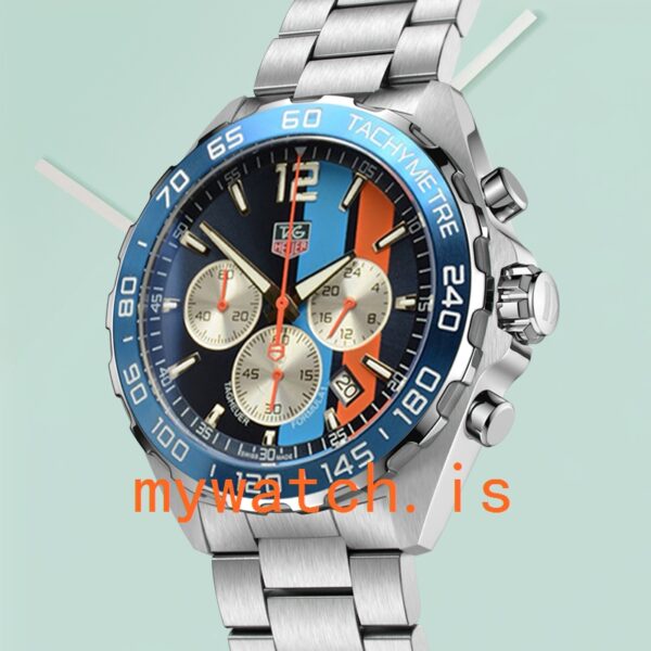 Tag Heuer Formula 1 43mm Formula1BLSB-002 Men Quartz Silver-tone - Image 4