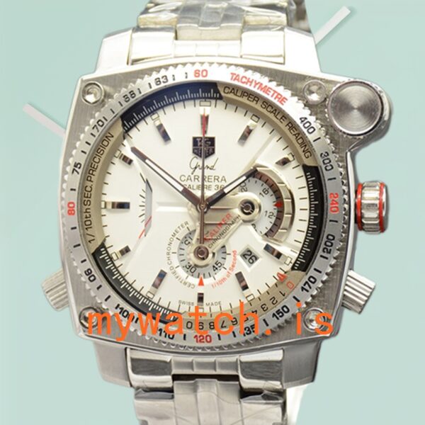 Tag Heuer Grand Carrera GrandCarreraWSB-002 Men 43mm White Dial