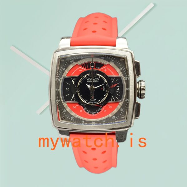 Tag Heuer Monaco 43mm MonacoBKAR-001 Men Quartz - Image 2