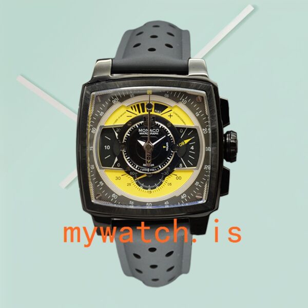 Tag Heuer Monaco 43mm Men MonacoBKAR-005 Quartz - Image 2